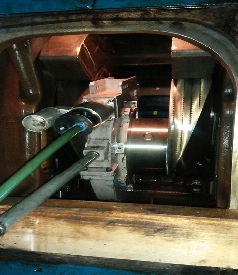 Grinding of Crankpin In A Power Plant